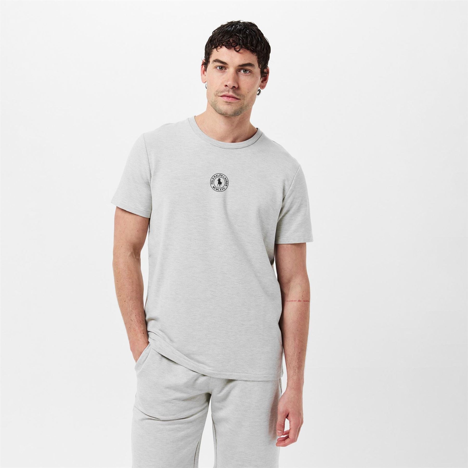 Polo Ralph Lauren Puck Logo Print Crew Neck Short Sleeve T-Shirt