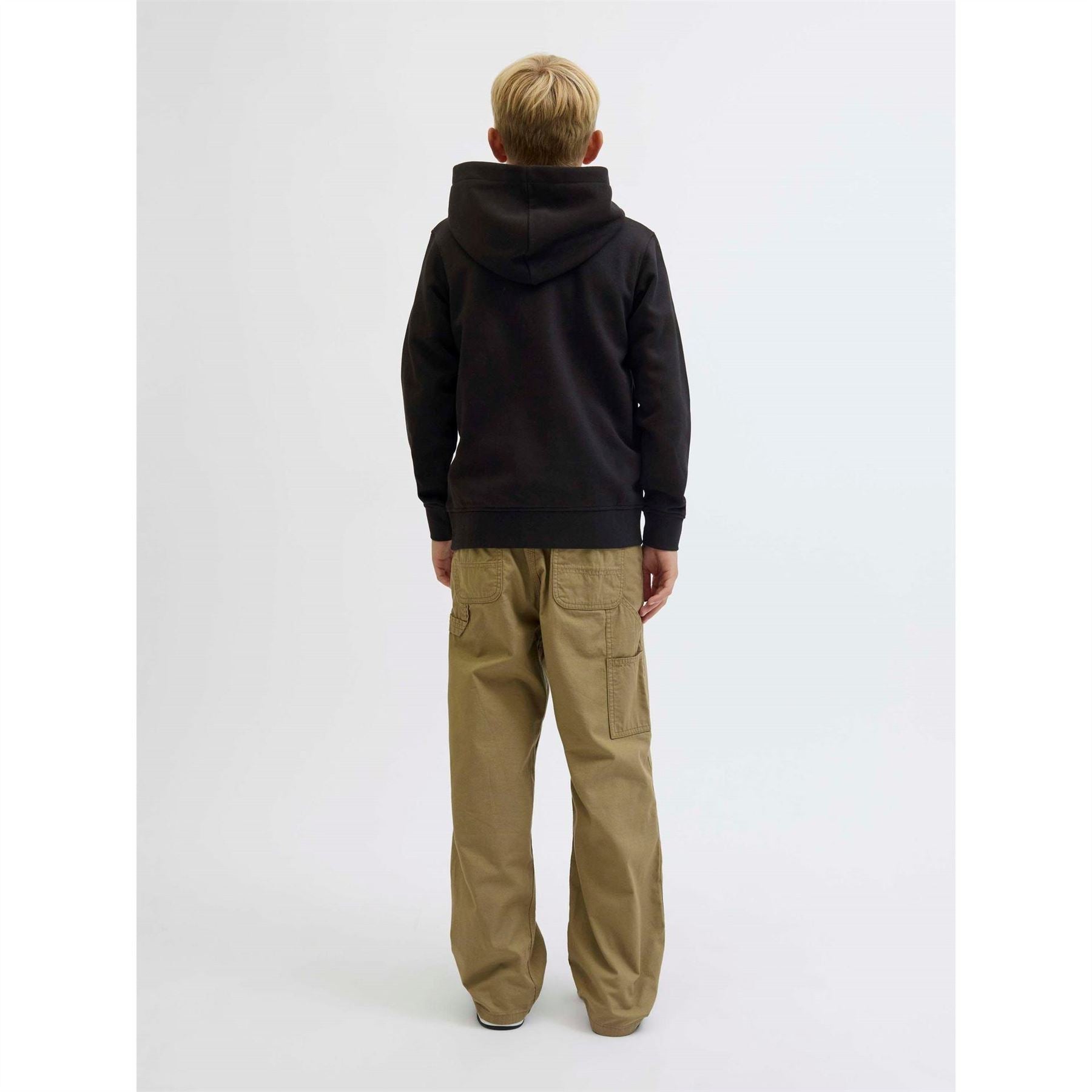 Jack and Jones Soho Text Graphic Hooded Long Sleeve Sweatshirt