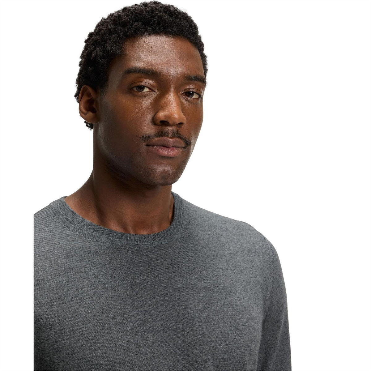Boss Leno Knit Jumper, Soft Virgin Wool