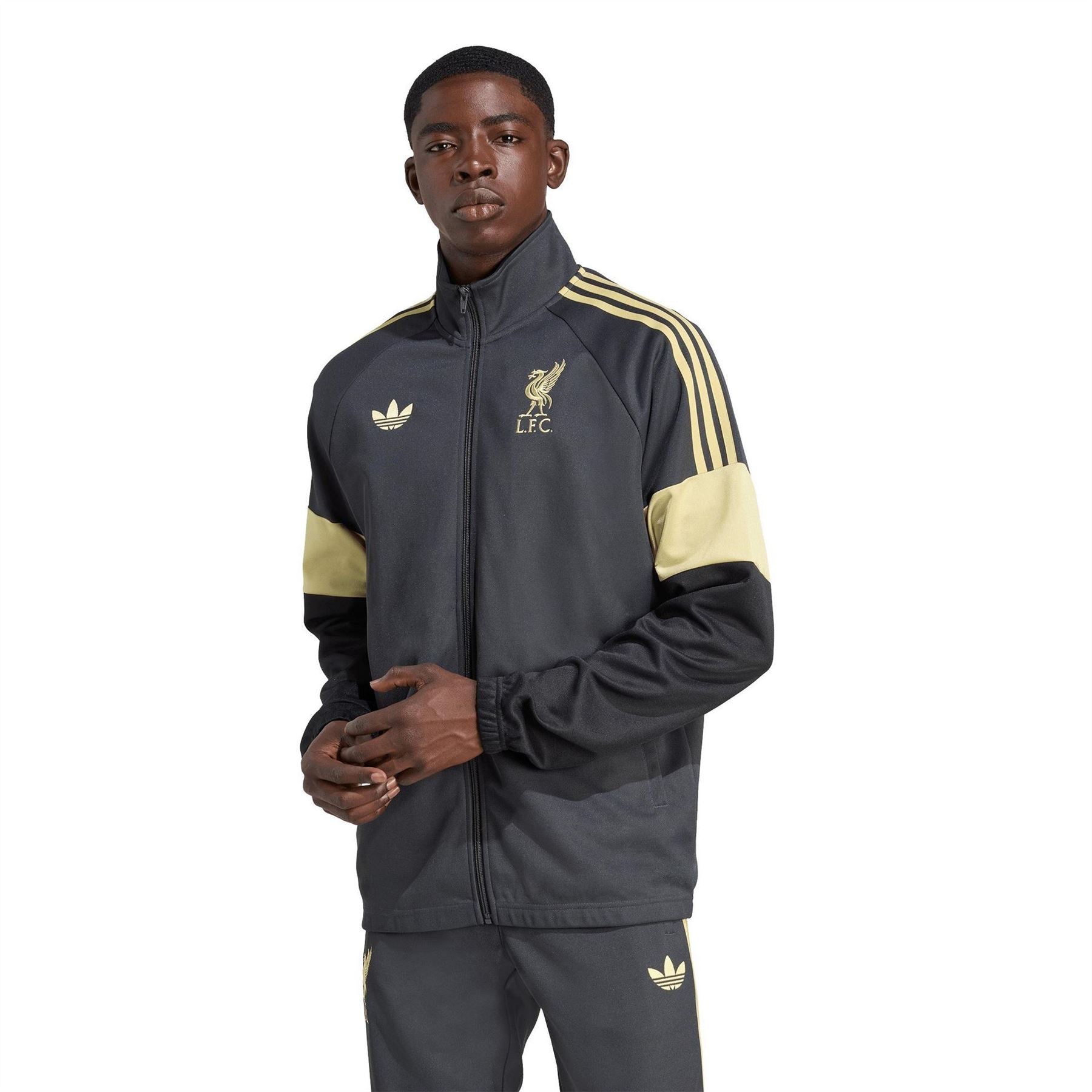 adidas Liverpool Football Club Funnel Neck Raglan Sleeve Jersey