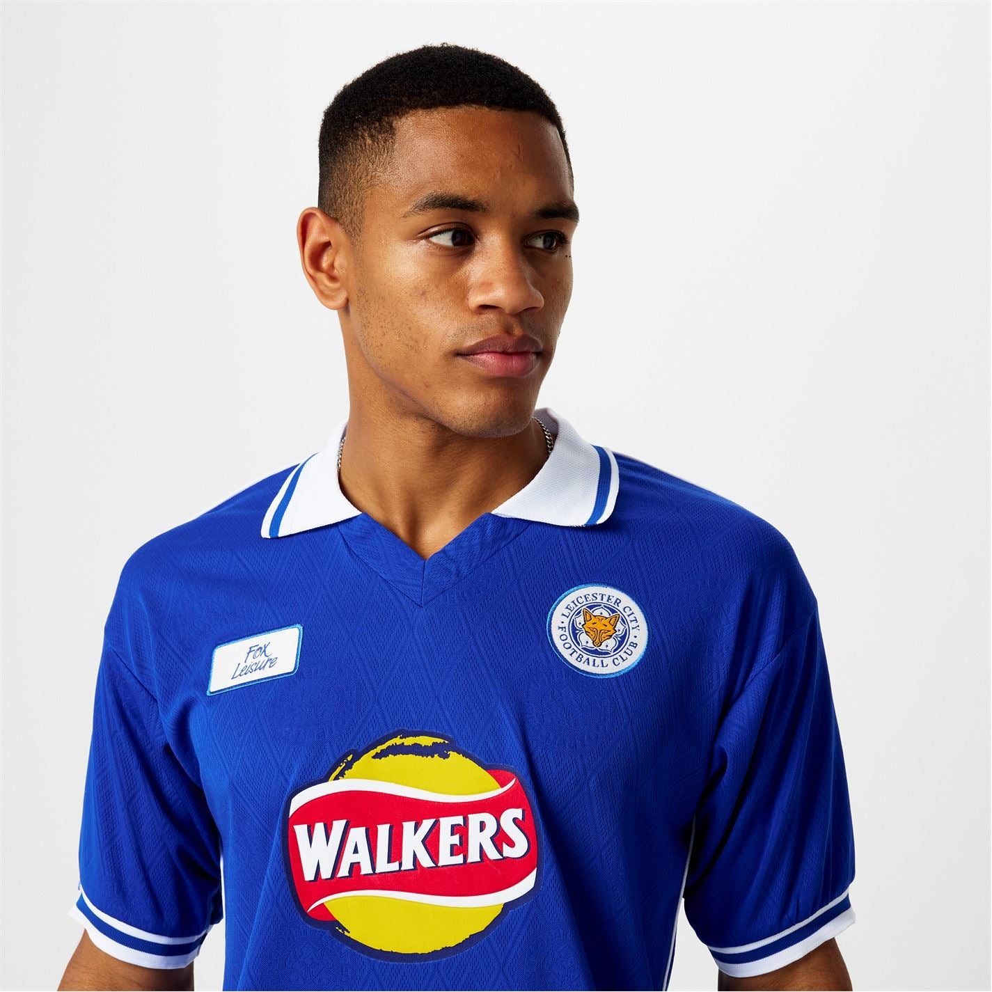 Score Draw Leicester City Home Shirt 2000 Adults