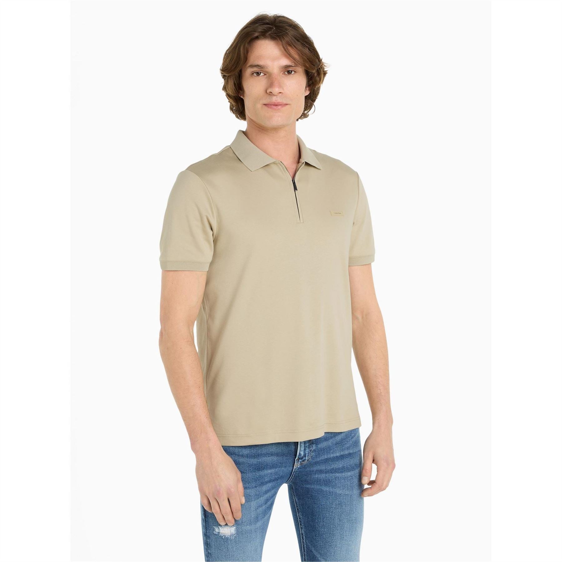 Calvin Klein Zip Polo Shirt