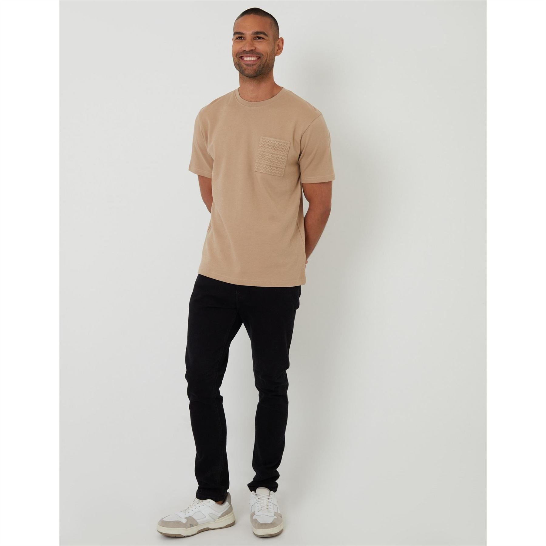 Threadbare Havana Regular Fit Crew Neck T-Shirt