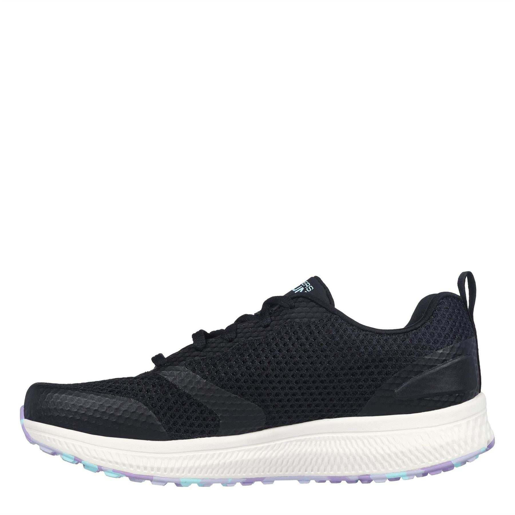 Skechers Womens Mesh Lace Up W Marbled Rub Slip On Trainers