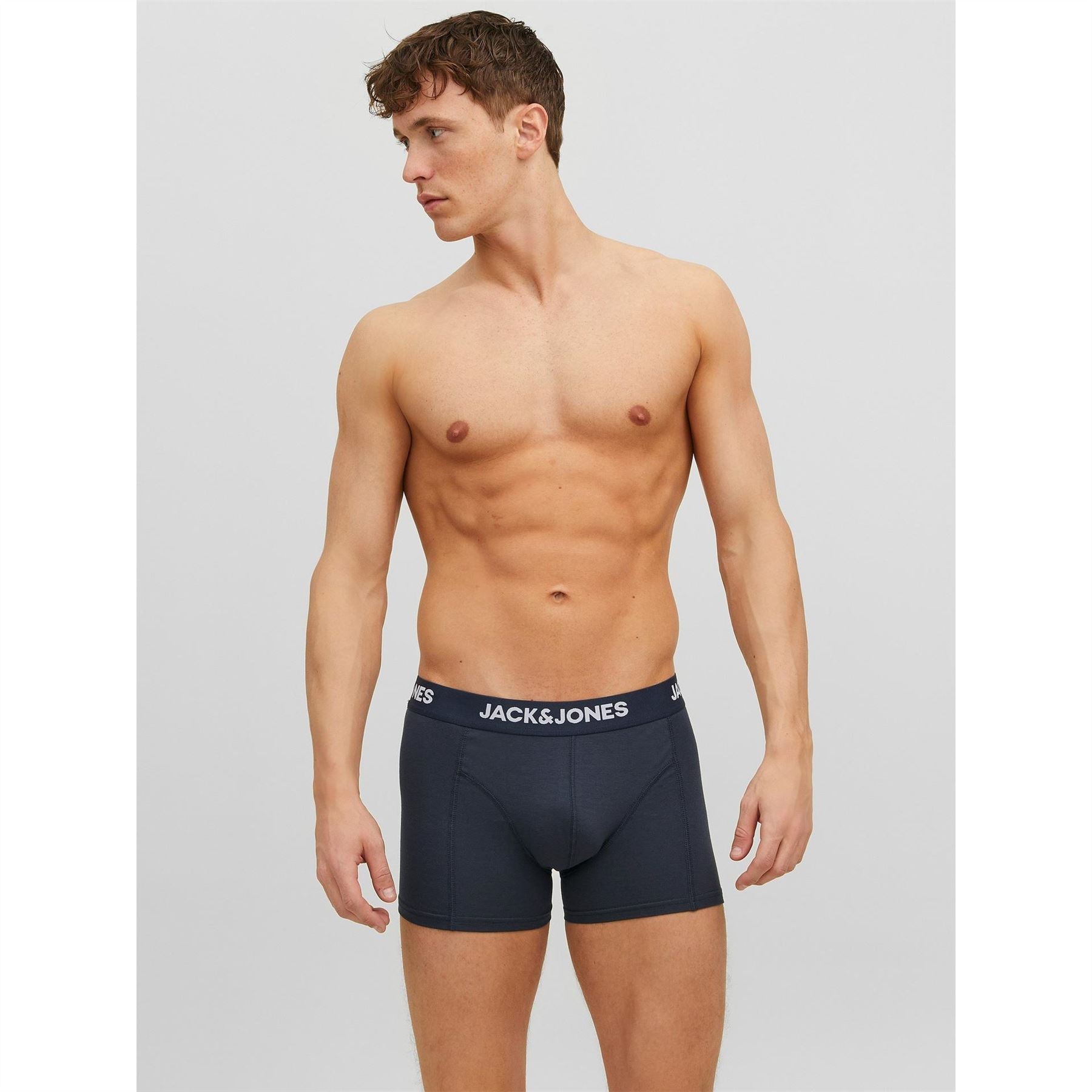Jack and Jones Mens Anthony 3 Pack Boxer Trunk
