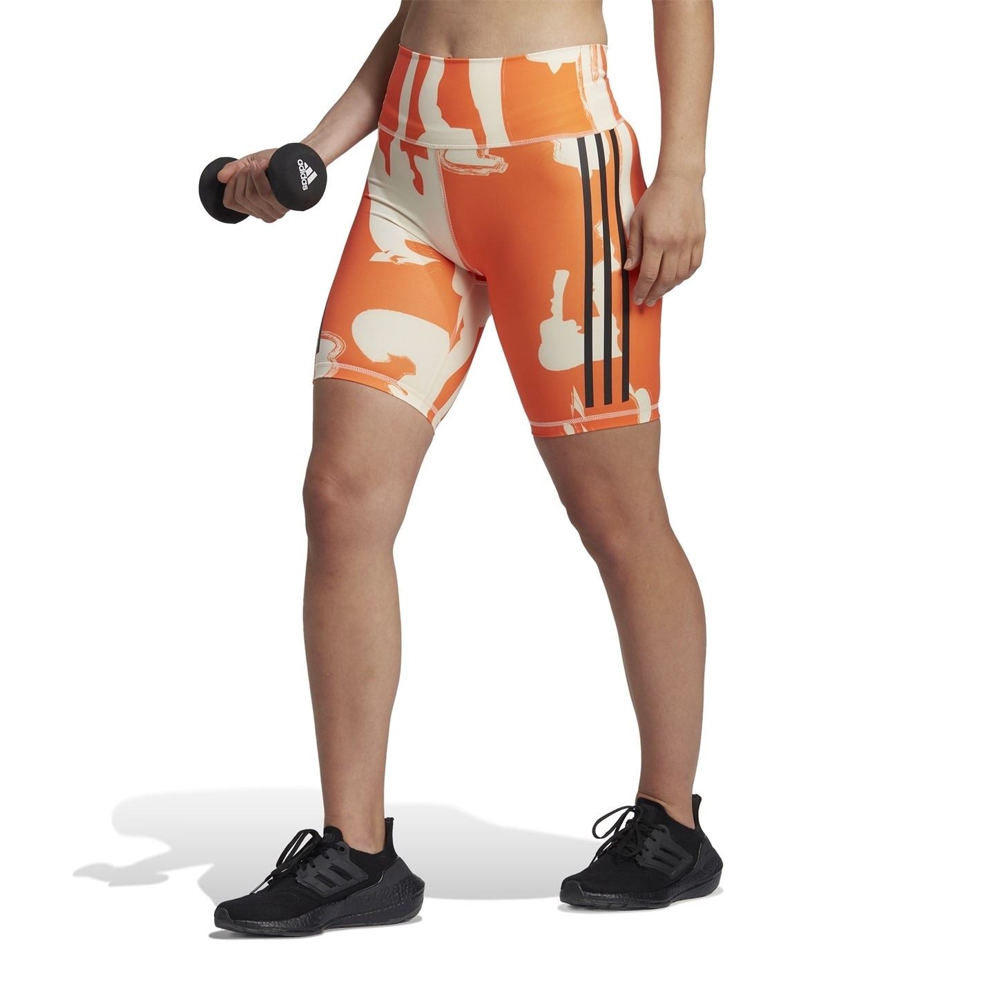 adidas Originals Snug Fit Biking Graphic Print Shorts