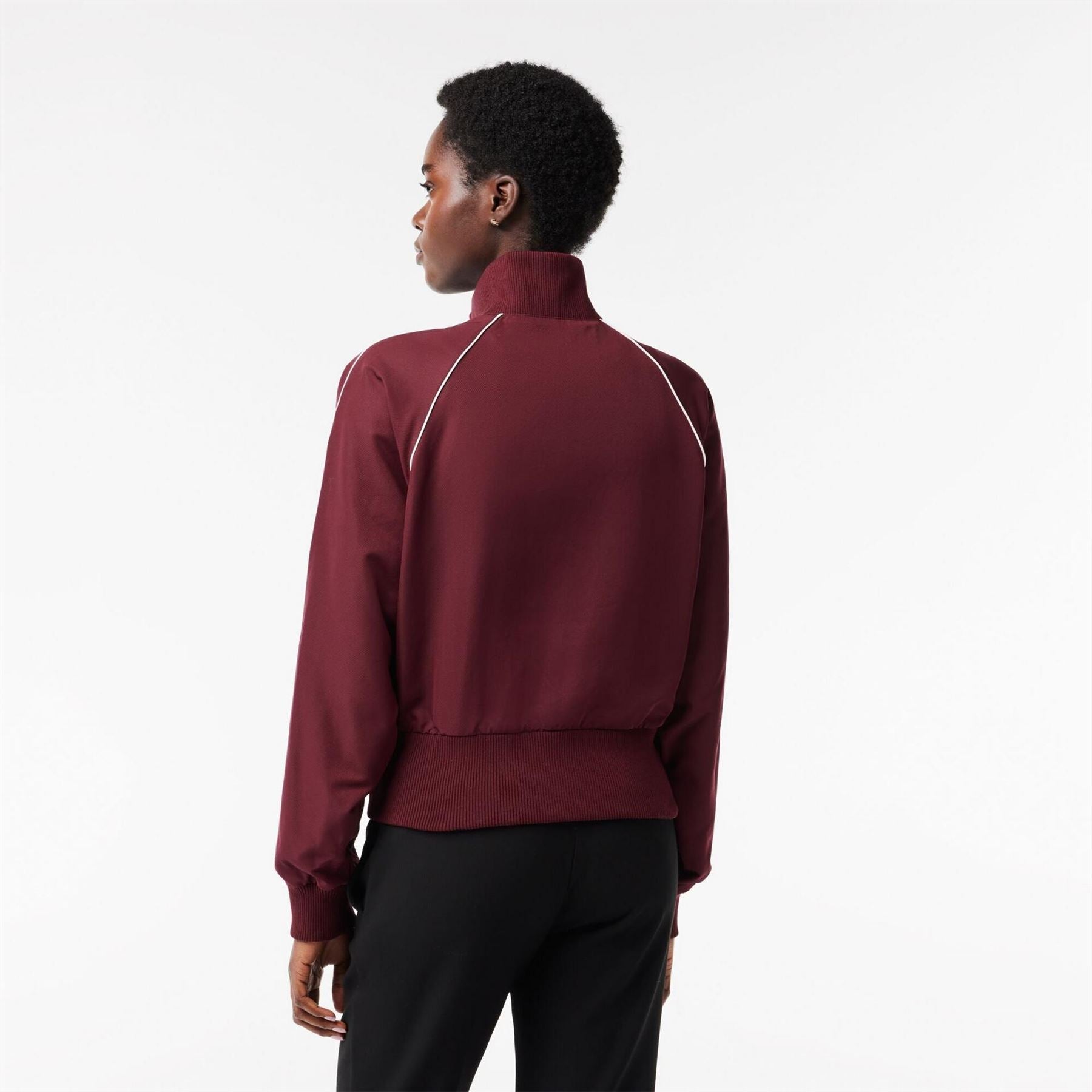 Lacoste Full Zip Long Sleeve Athletic Top