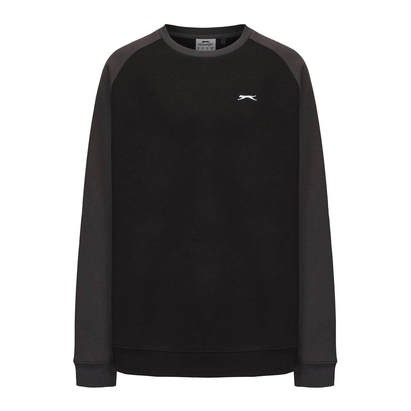 Slazenger Contrast Crew Neck Regular Fit Sweatshirt