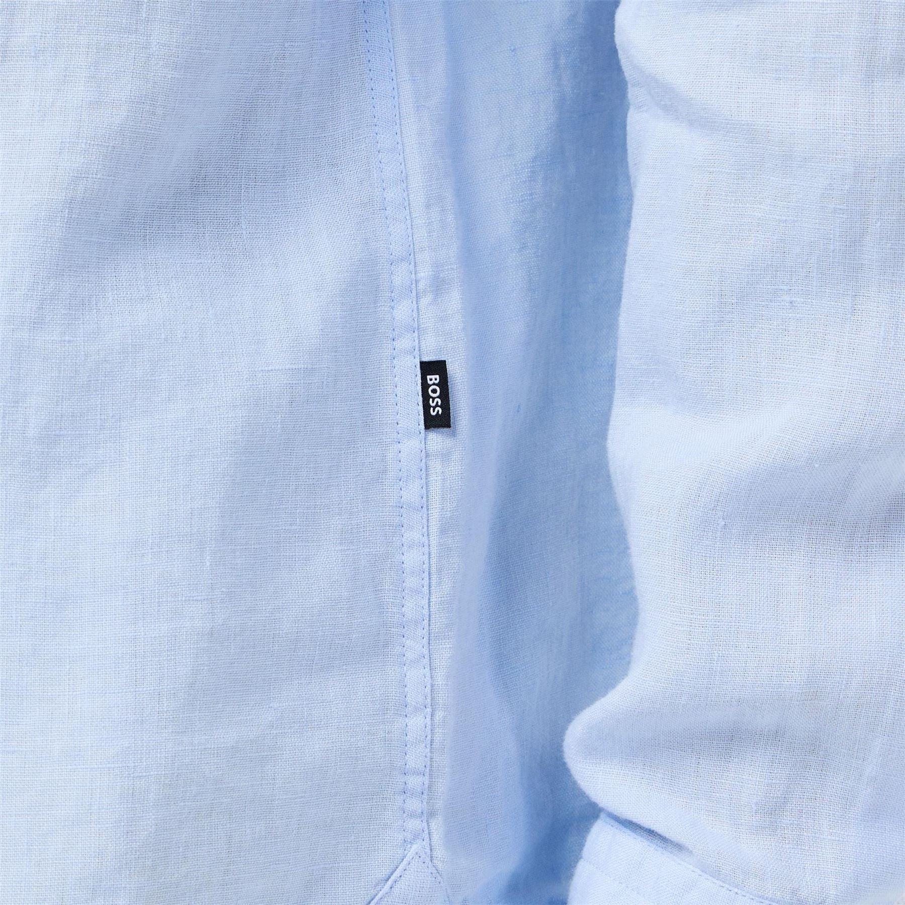 Boss Liam Regular Fit Cuff Sleeve Point Collar Shirt