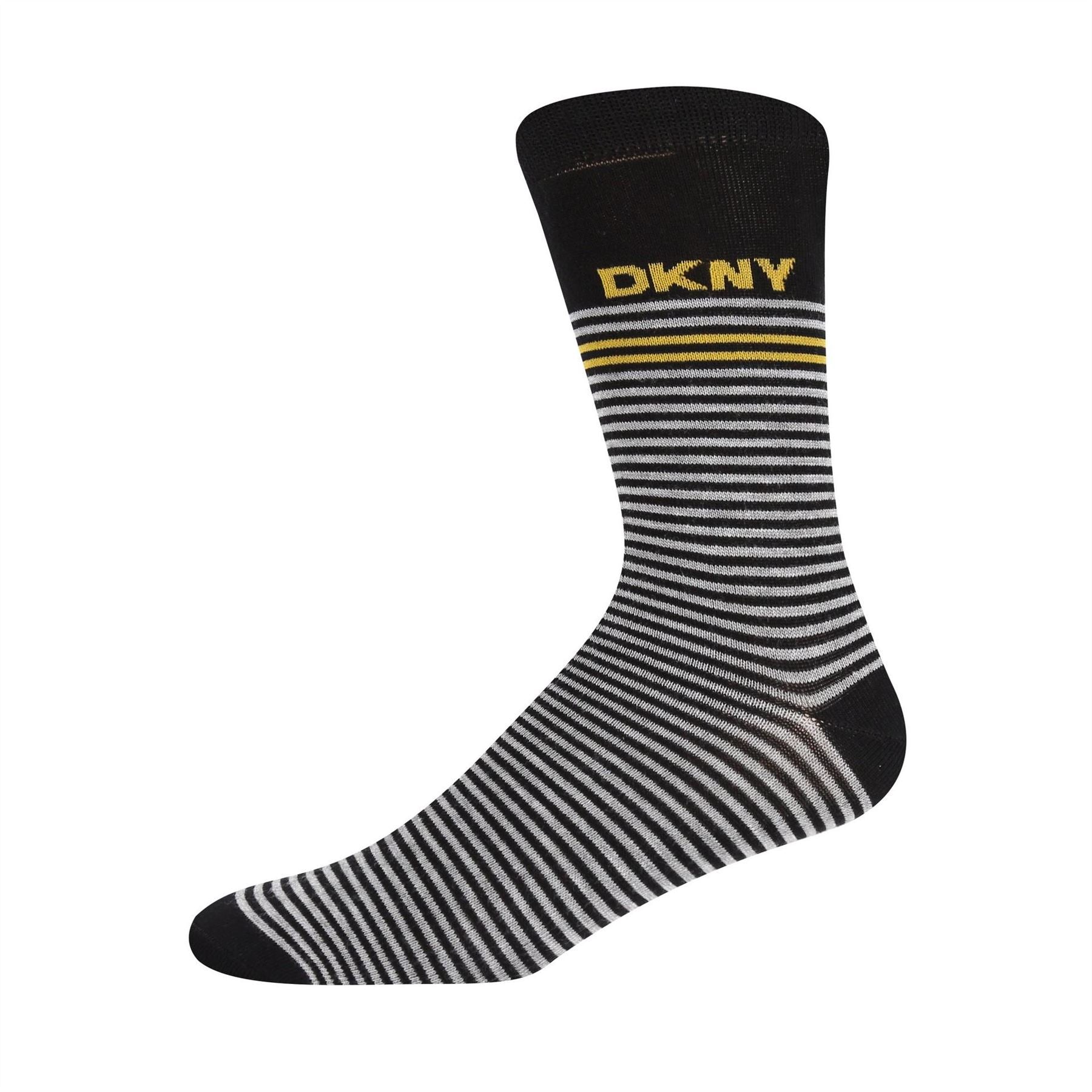 DKNY Mens 3 Pack Socks Walnut