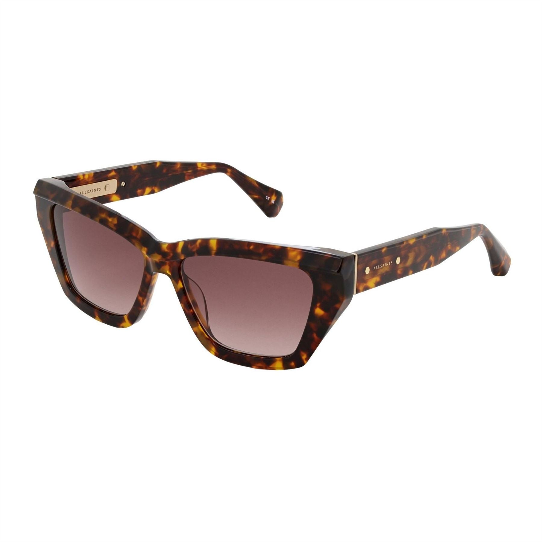 AllSaints Rectangle Full Rim Sunglasses