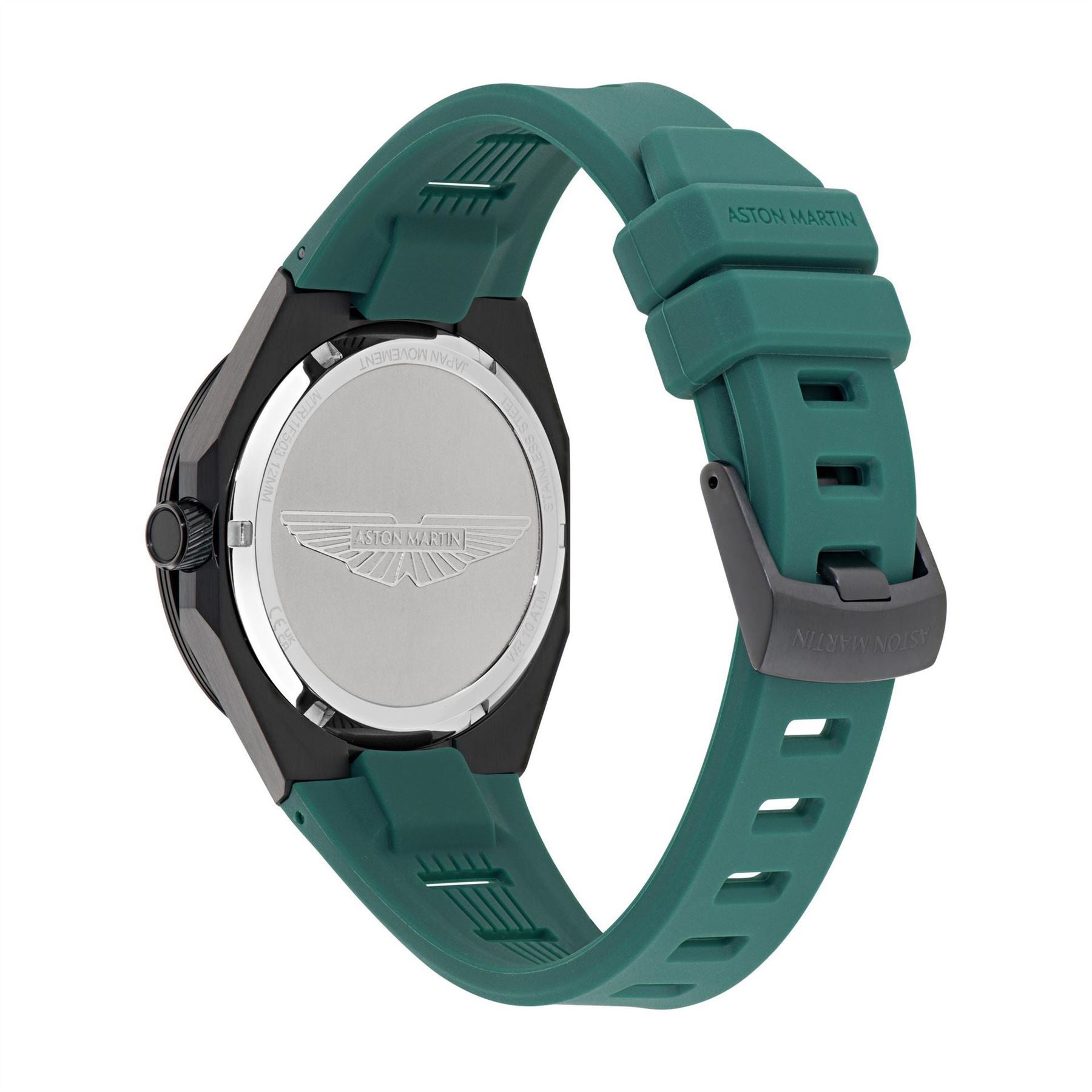 Aston Martin Sn62 Sport Rubber Strap Analogue Watch