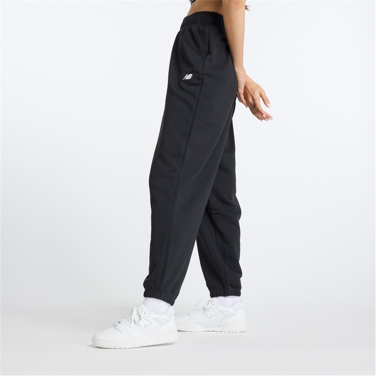 New Balance Womens Balance Closed Hem Fleece Joggers