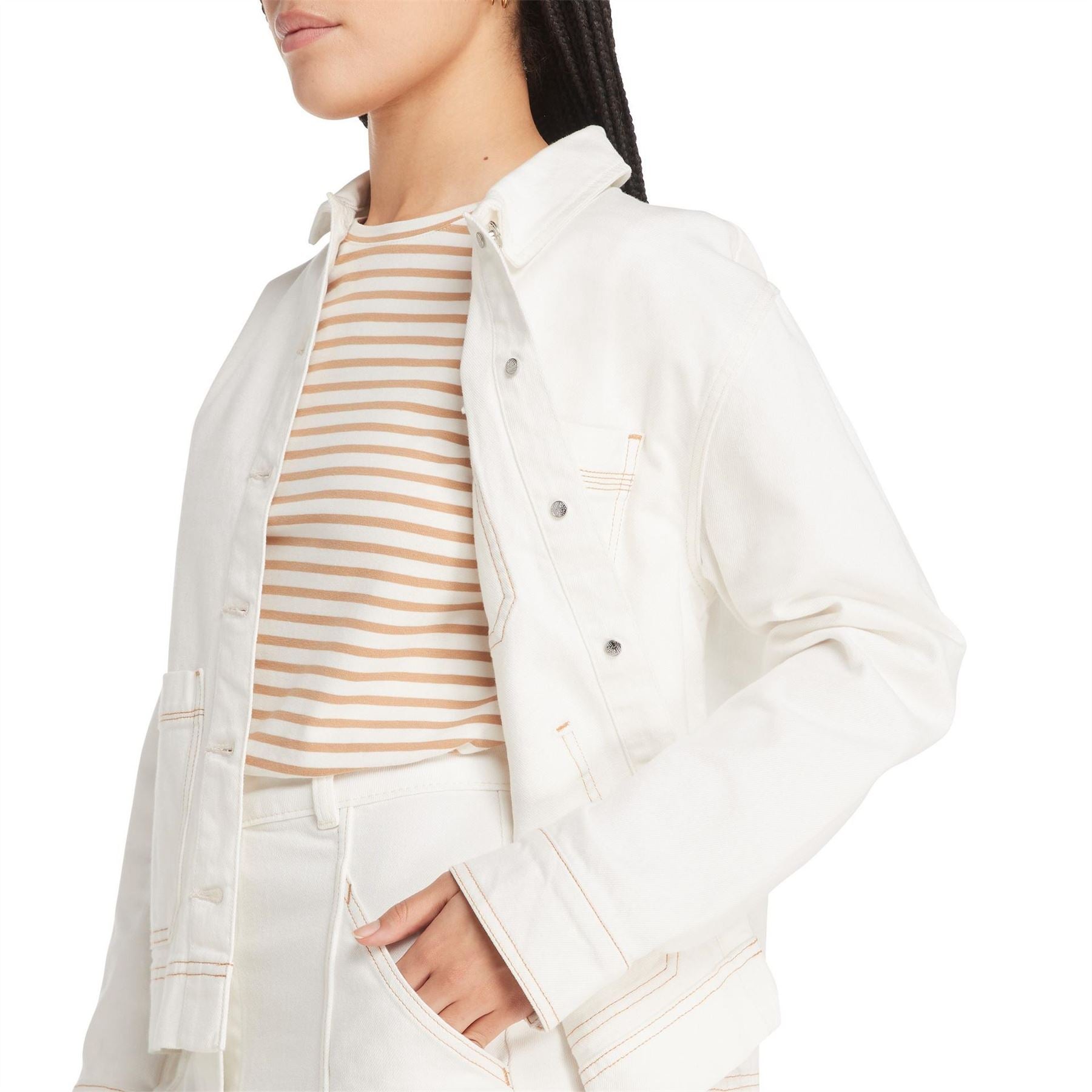 Timberland Kempshire Chore Vintage White Field Jacket