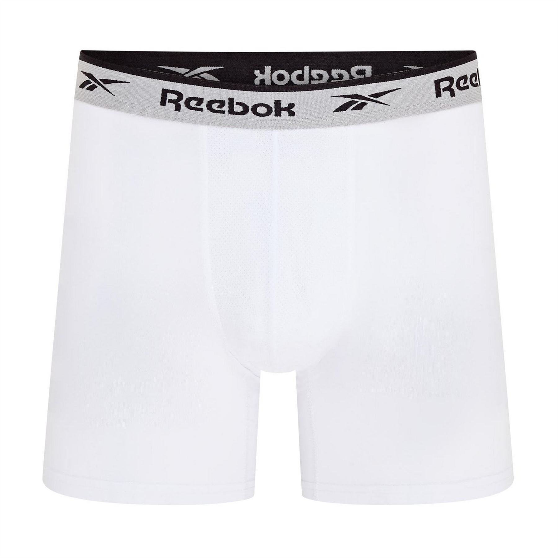 Reebok Mens 3 Pack Performance Boxer Shorts