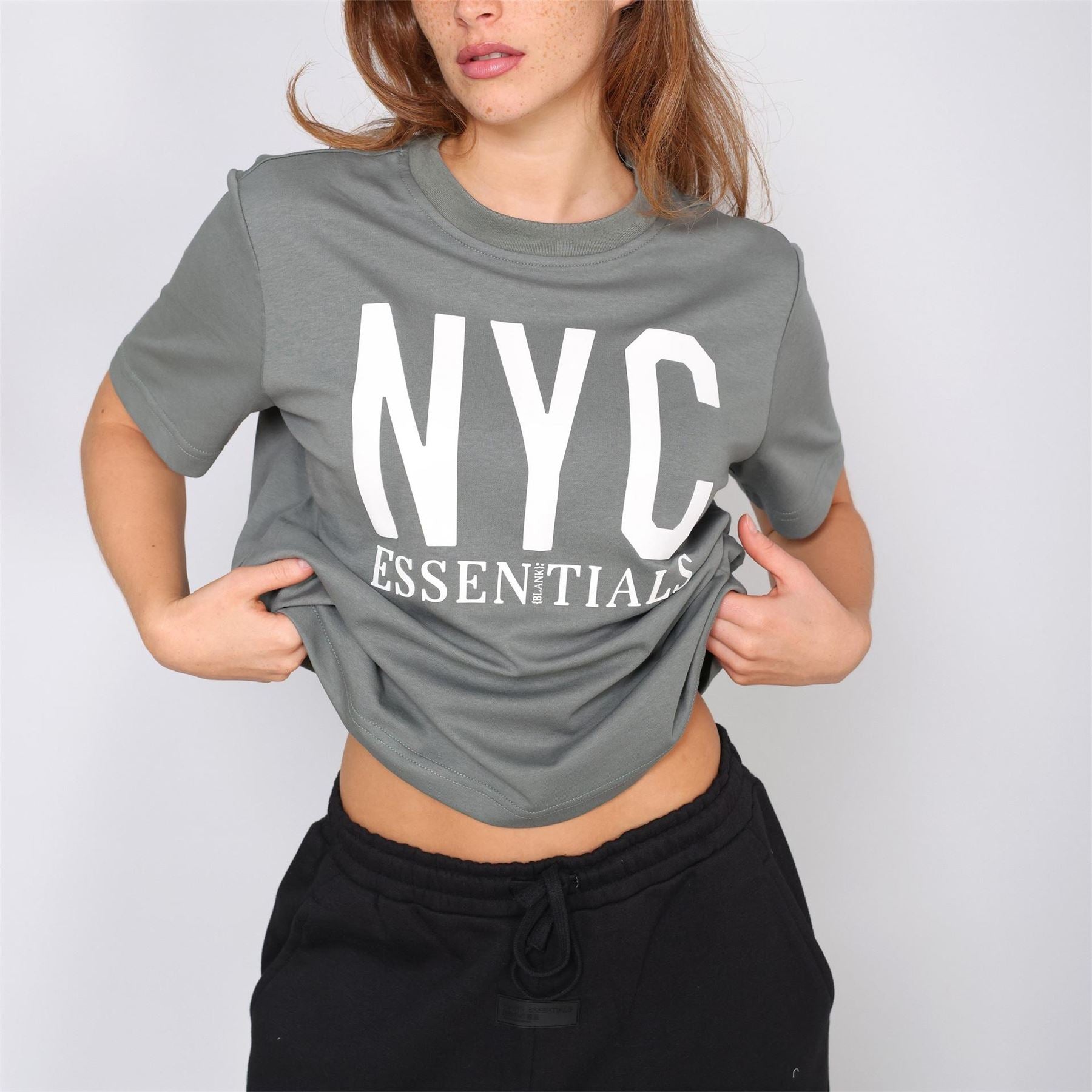 Blank Essentials Nyc Cotton Short Sleeve Oversized T-Shirt