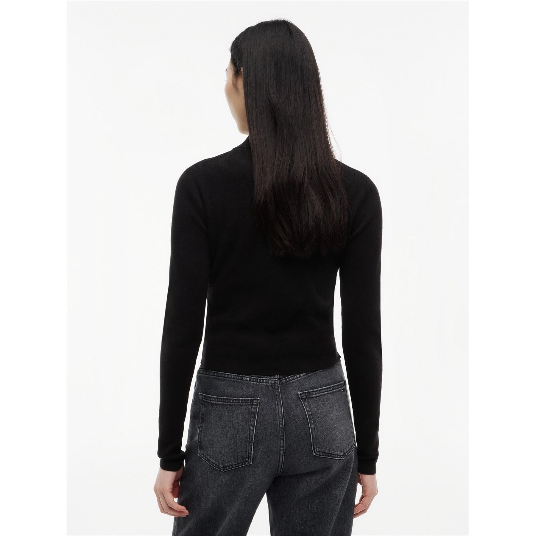 Tommy Jeans Full Zip Knitted Top