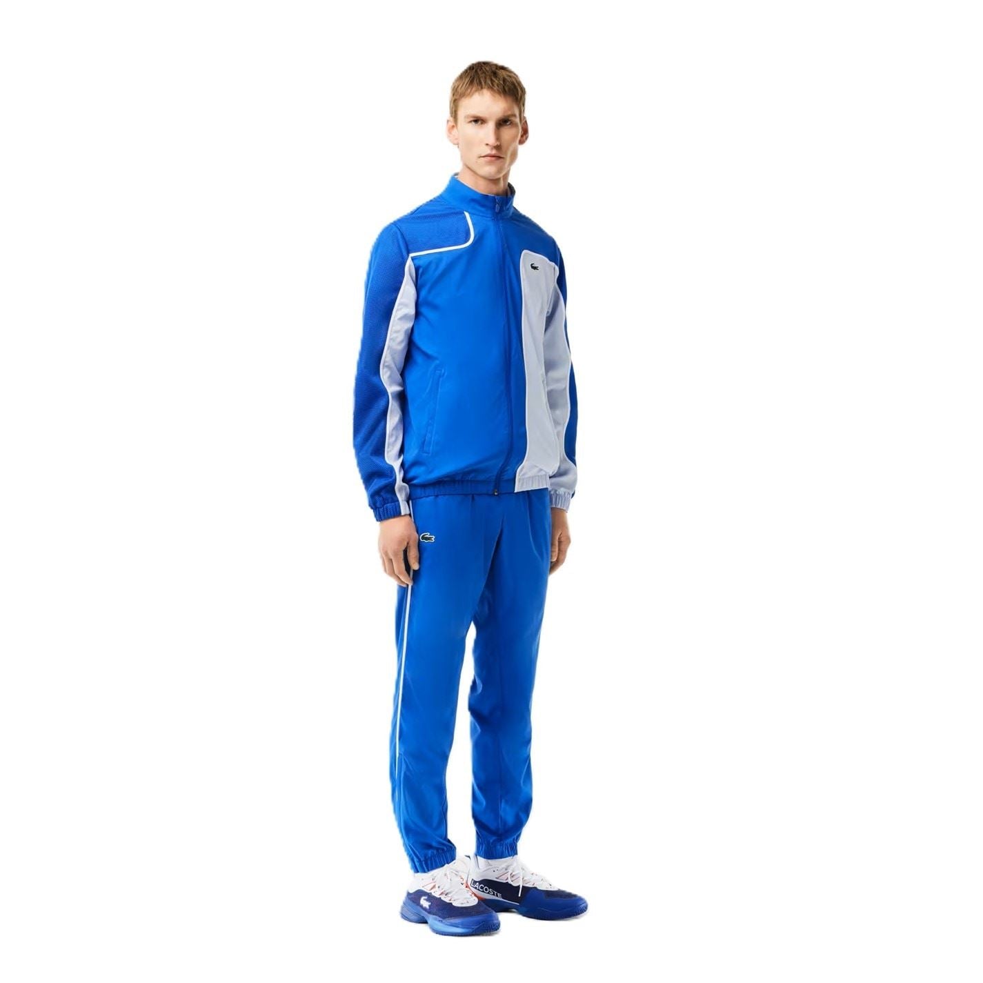 Lacoste Lacoste Lettering Zip Neck Long Sleeve Tracksuit