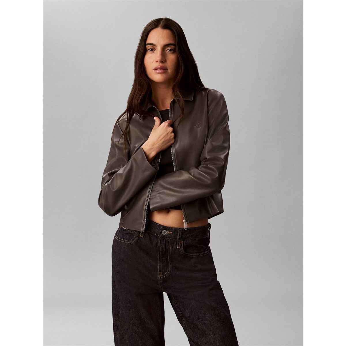 Calvin Klein Jeans Faux Leather Jacket