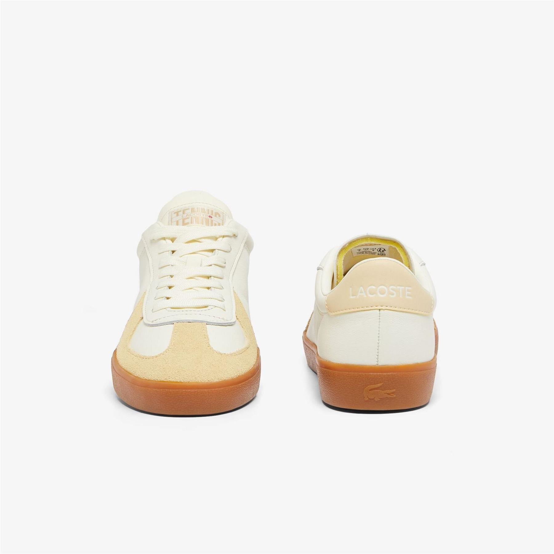 Lacoste Baseshot Pro Low Top Crocodile Print Sneakers