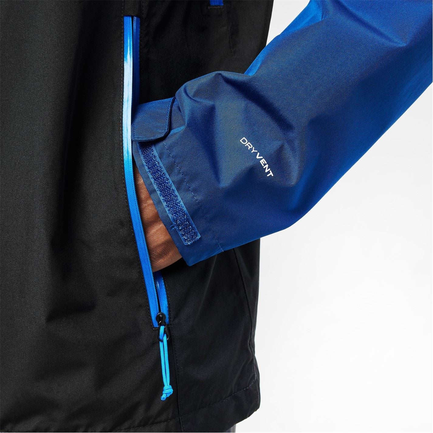 The North Face Hooded Neck Lightning Color Block Rain Jacket