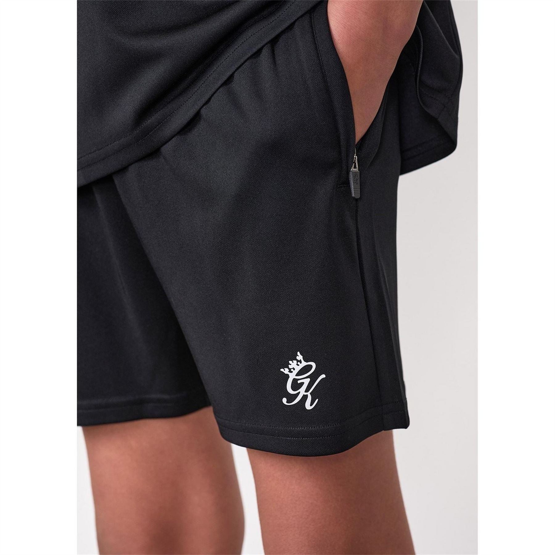 Gym King Gymki Lightweight Poly Sonic Blue Tracksuit Shorts