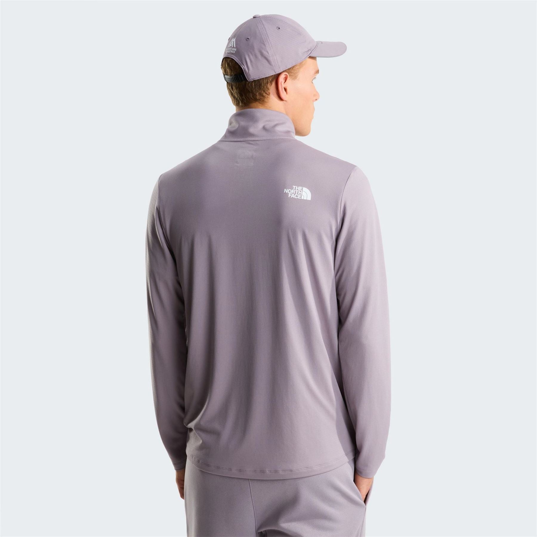 The North Face Mist Regular Fit Long Sleeve Zip Neck T-Shirt