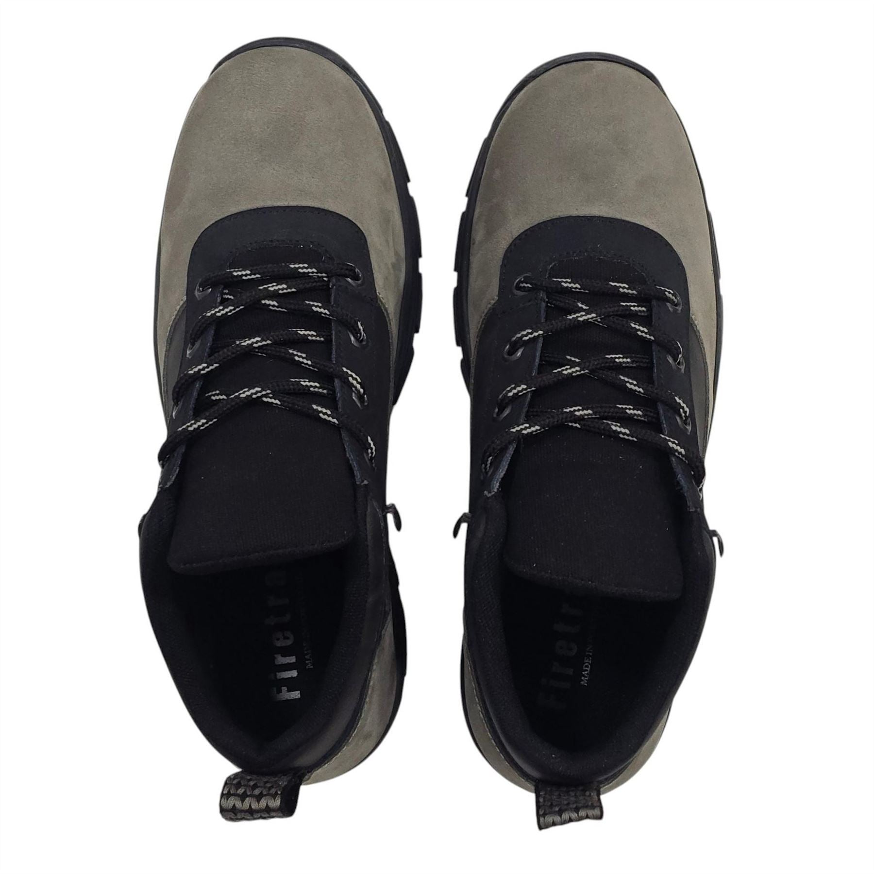 Firetrap Delia Premium Leather Ankle Lace Up Hiker Rugged Boots