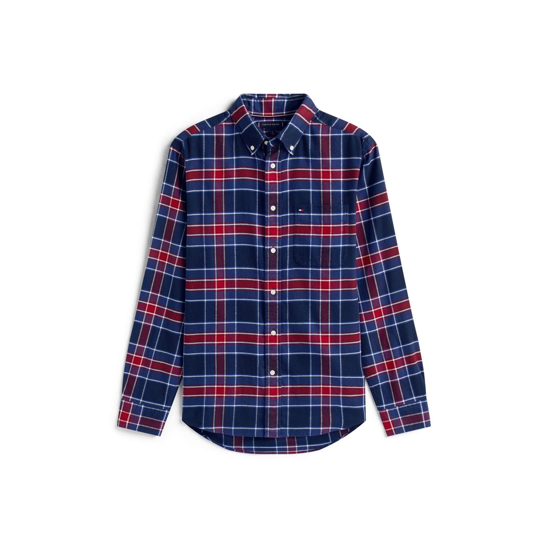 Tommy Hilfiger Tartan Check Long Sleeve Patterned Shirt