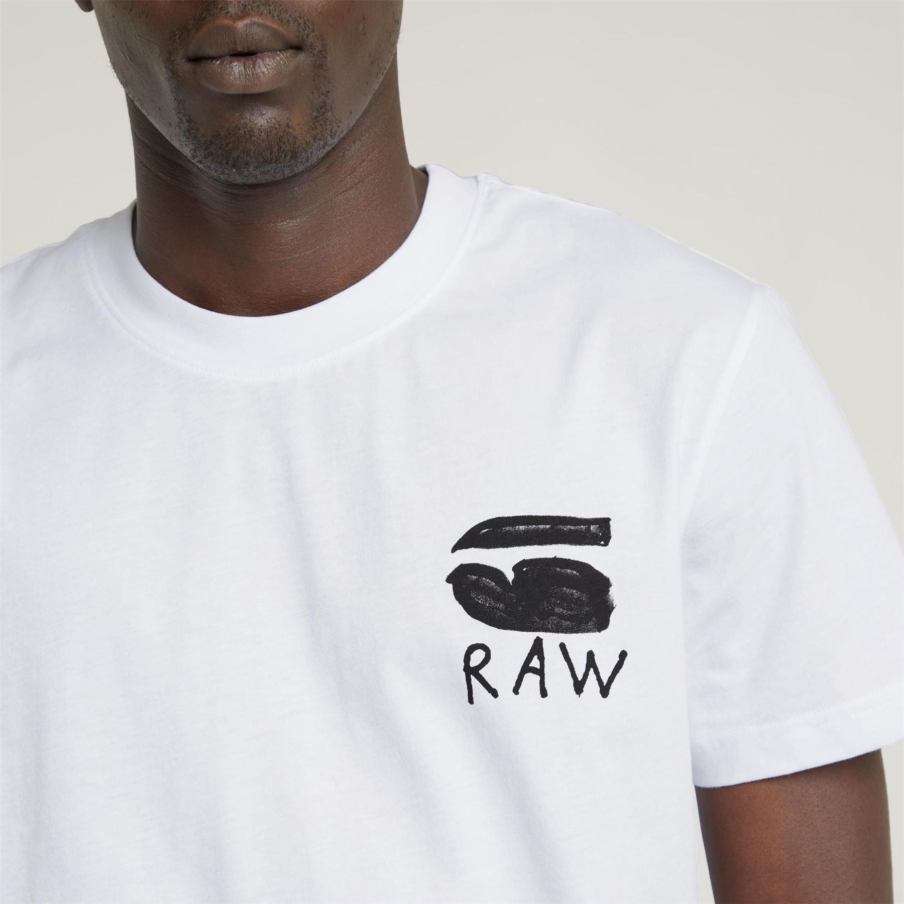 G Star Burger Back Print Regular Fit T-Shirt