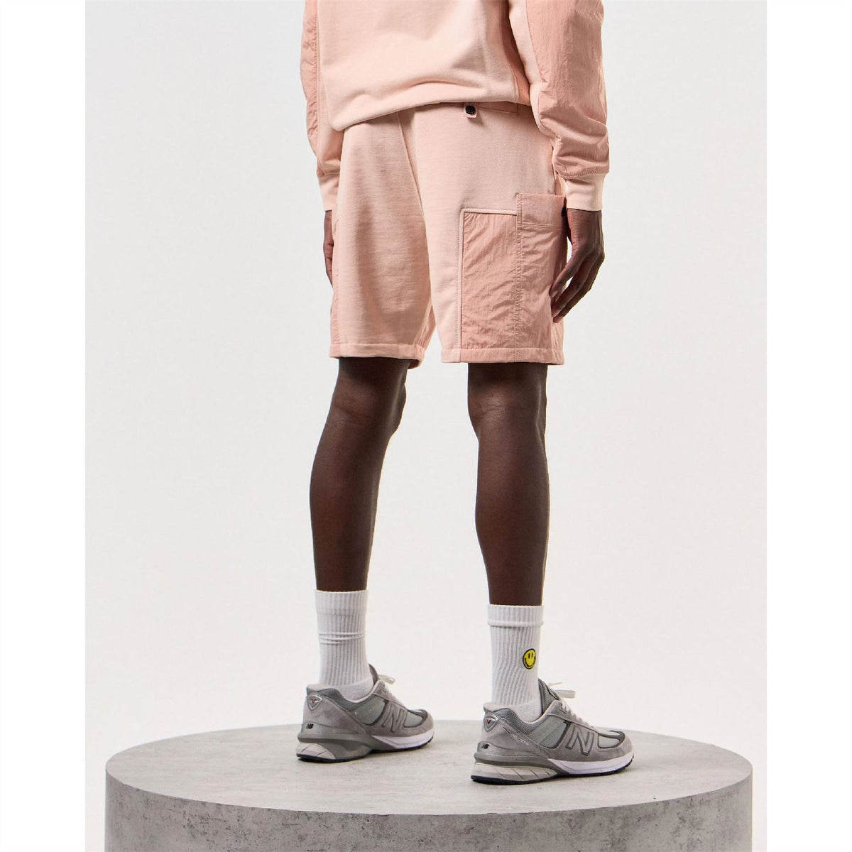 Weekend Offender Azeez Parach Solid Shorts with Elasticated Waistband