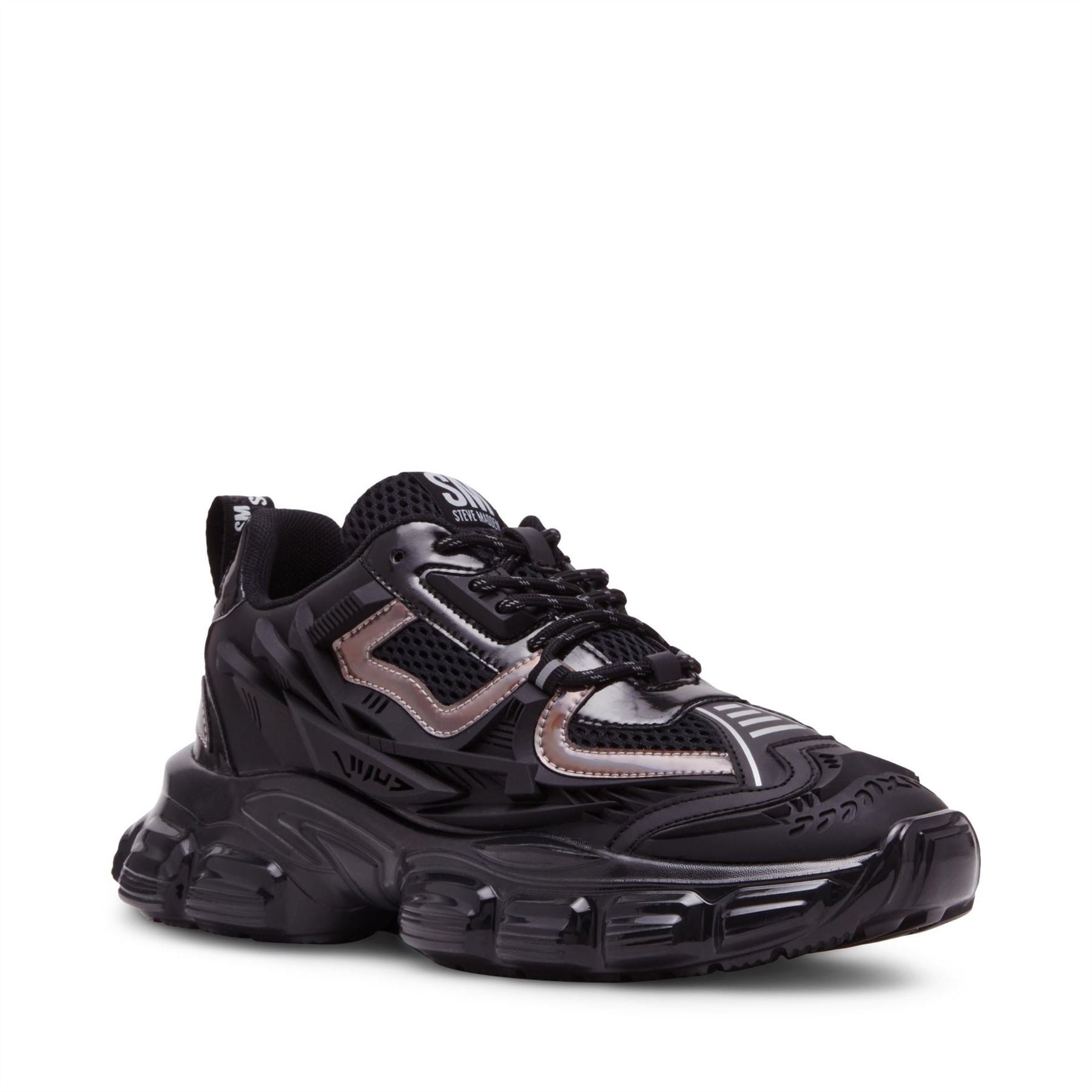 Steve Madden Quantico Rnr Lace Up Chunky Trainers
