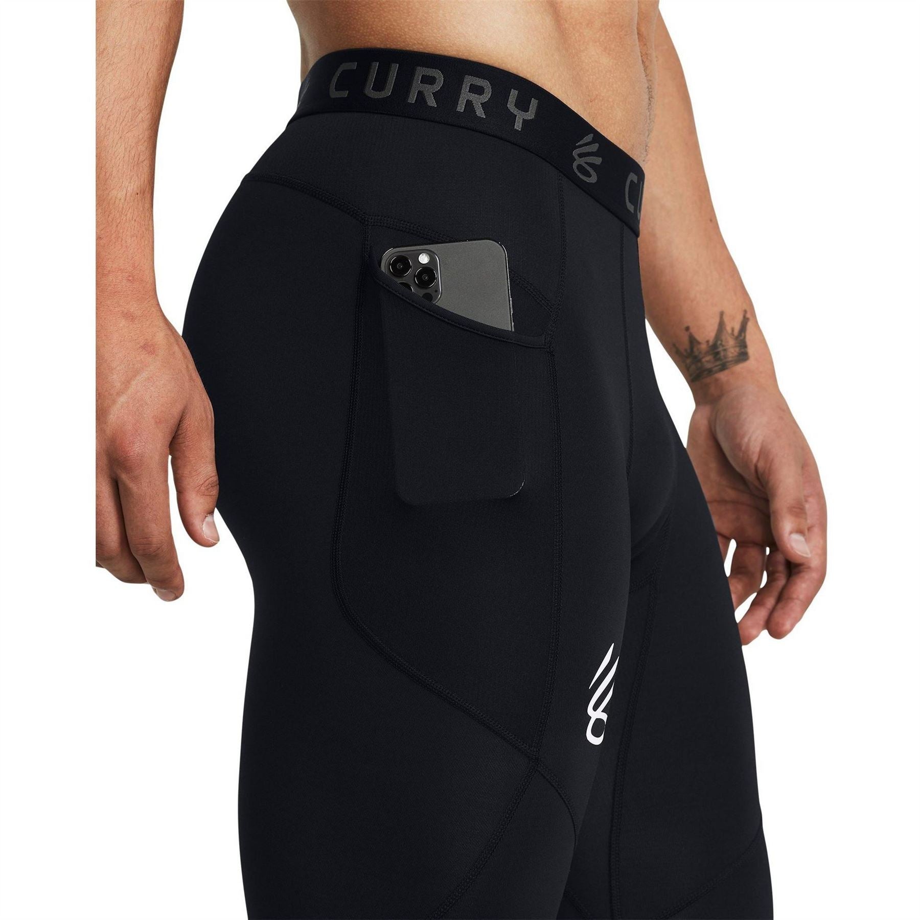 Under Armour Mens Armour Ua Curry Brand Three Quarterlgs Baselayer Legging