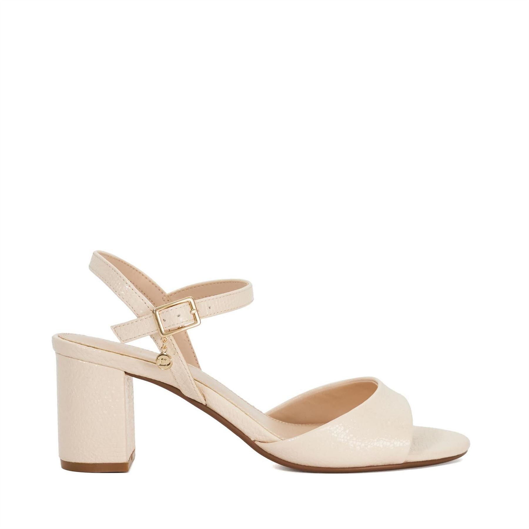 Dune London High Heel Open Toe Block Heel Sandals