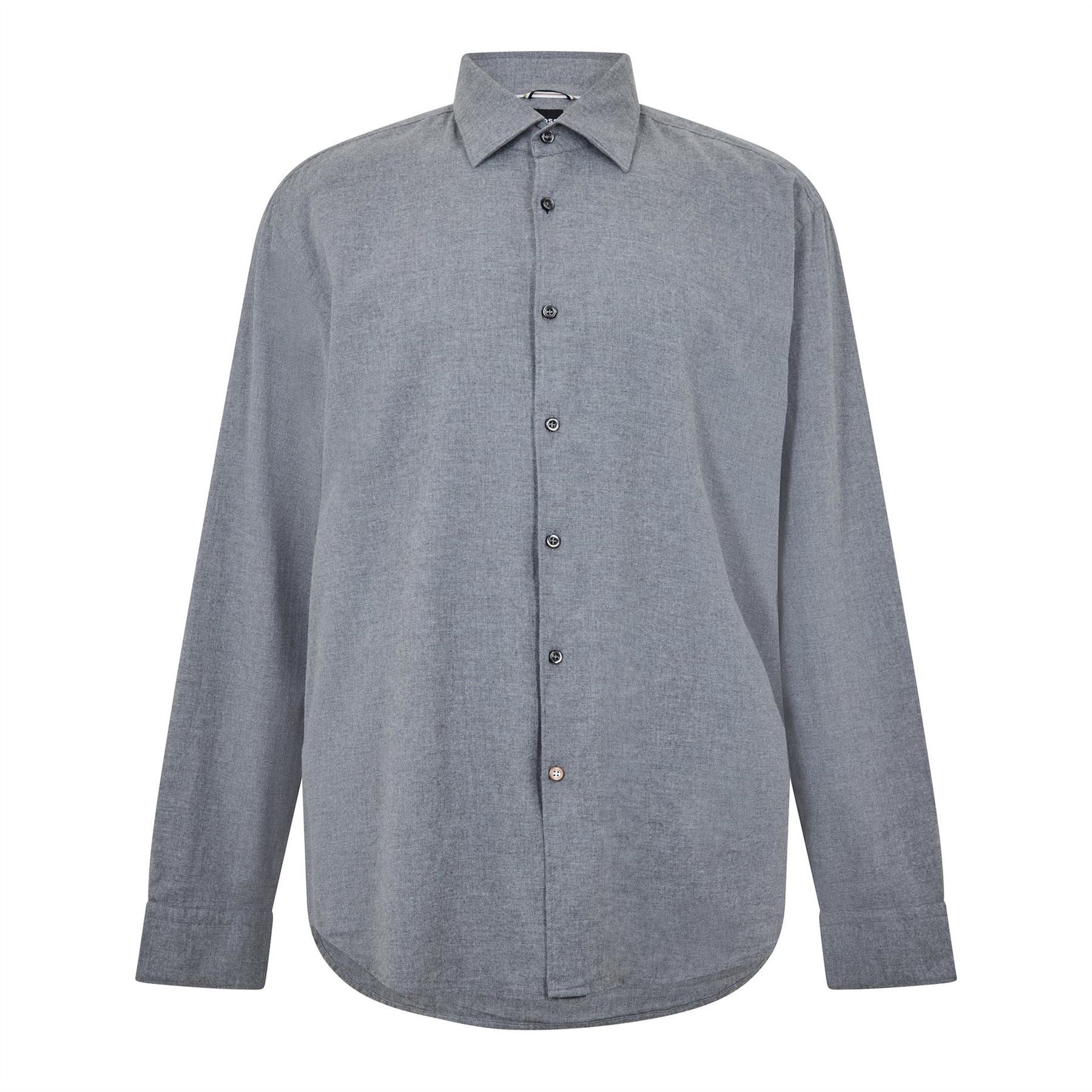 Boss Regular Fit Point Collar Long Sleeve Oxford Shirt