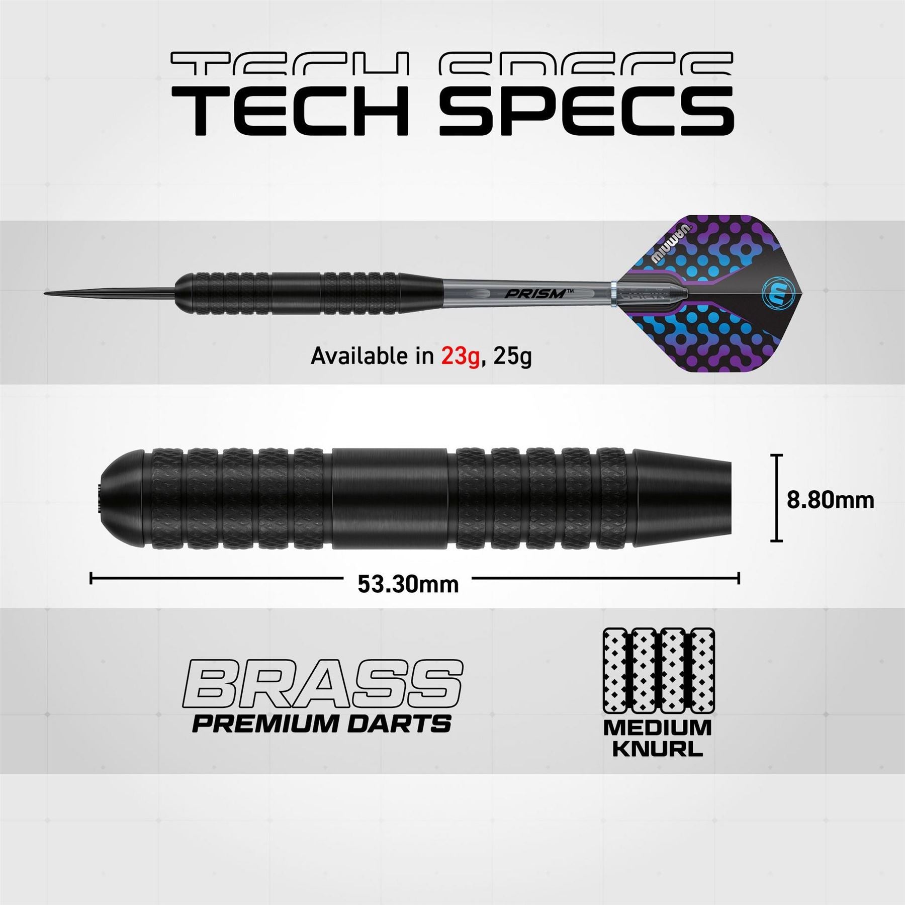 Winmau Apocalypse Brass Darts