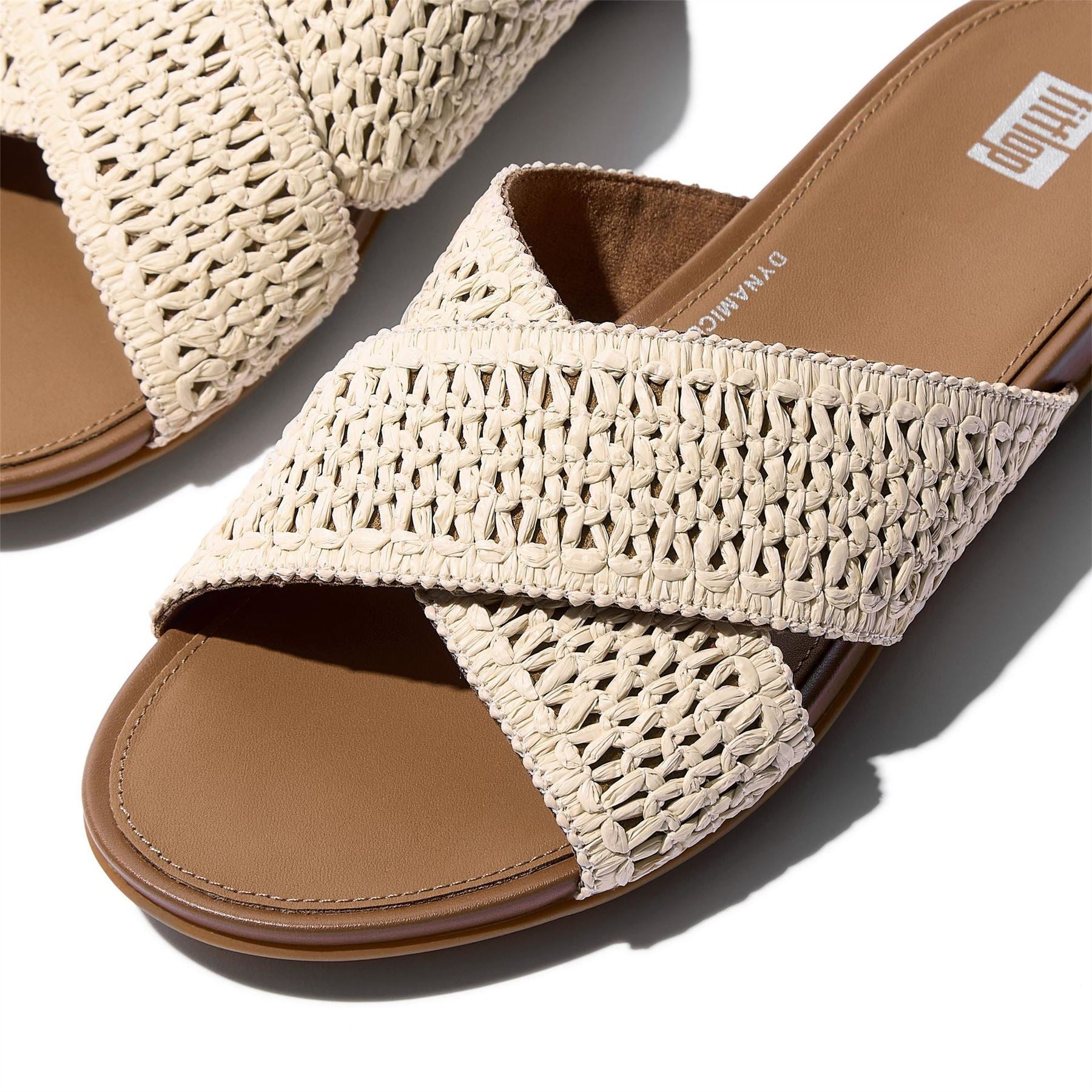 Fitflop Gracie X Crochet Open Toe Flat Slides