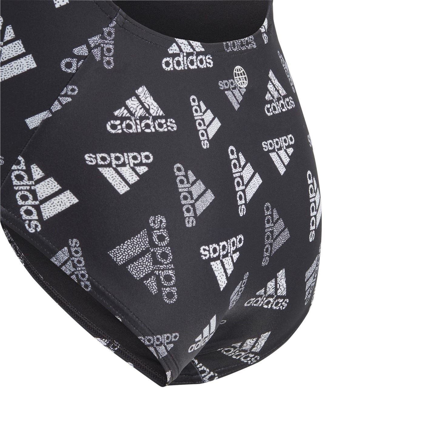 adidas Logo Print One Piece Swimsuit