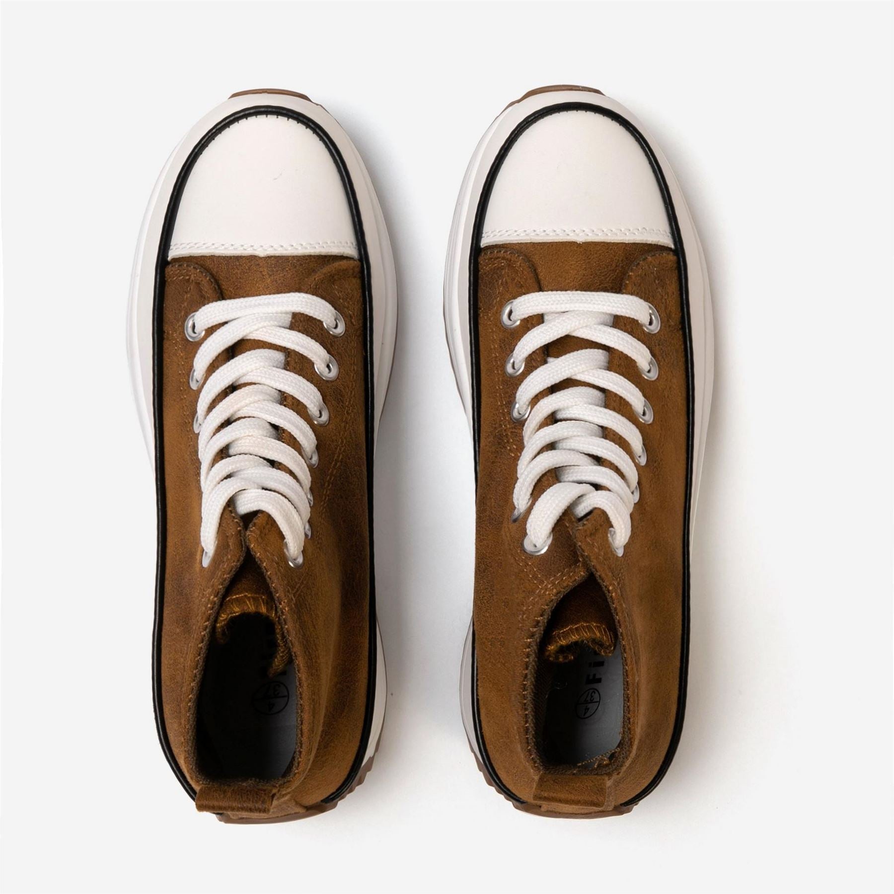 Firetrap Platform Hi Top Ladies Trainers