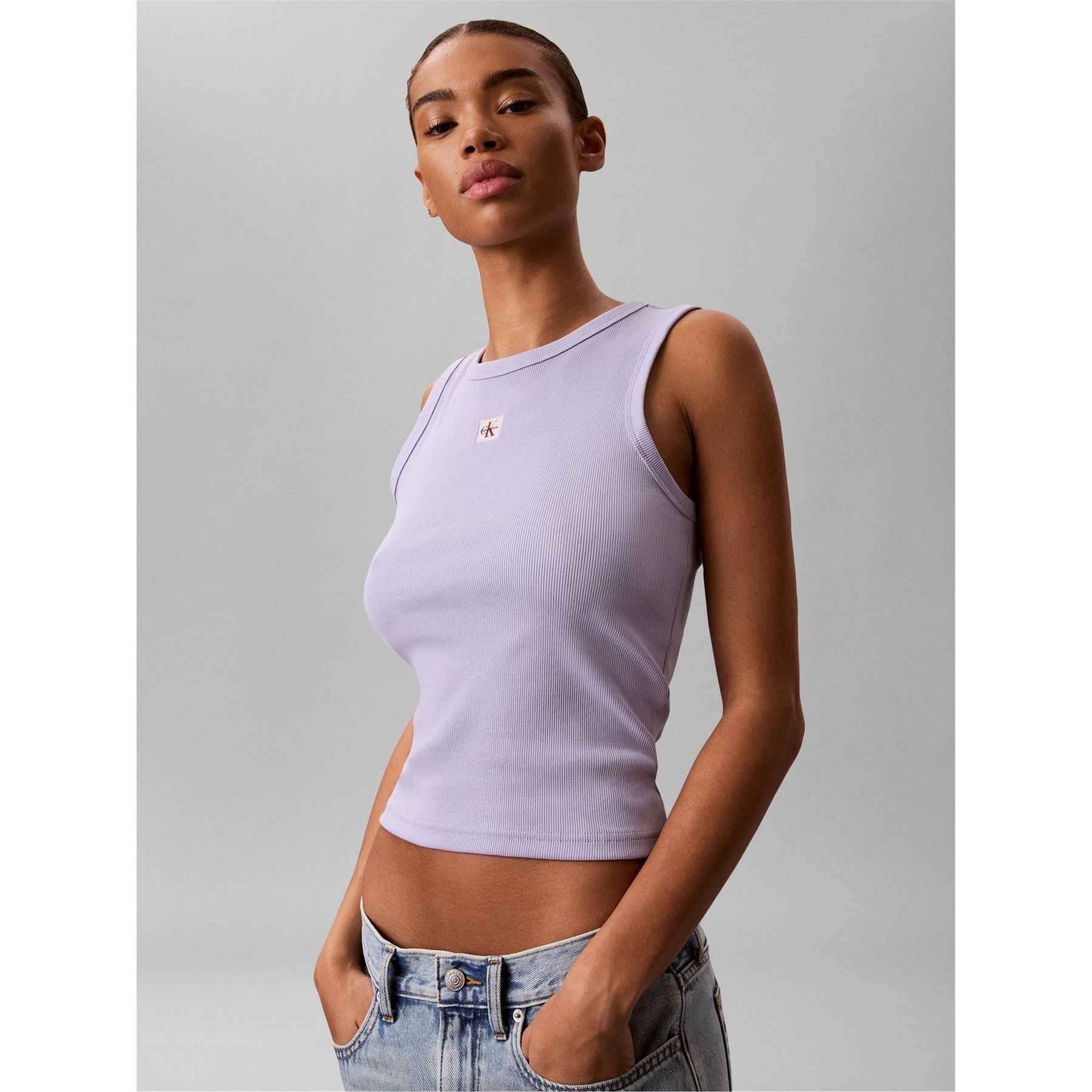 Calvin Klein Jeans Wvn Lbl Tank Ld63