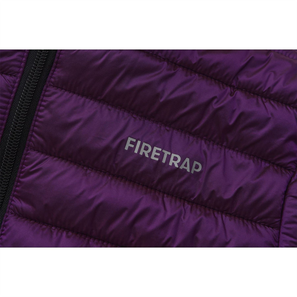 Firetrap Quilted Long Sleeve Puffer Jacket