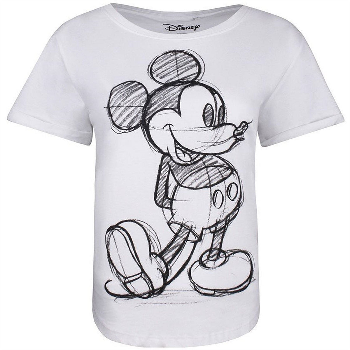 Disney Mickey Mouse Regular Fit Crew Neck T-Shirt