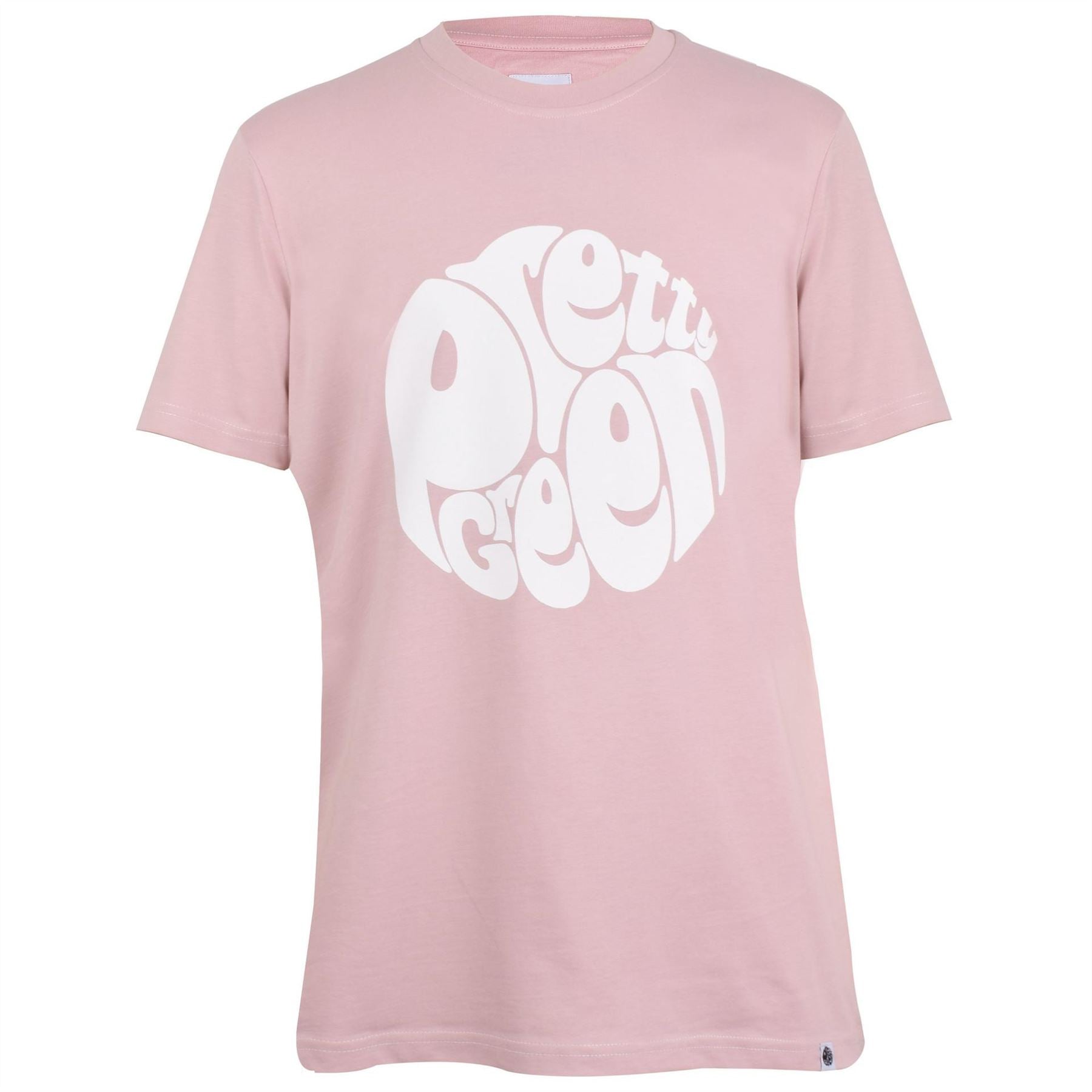 Pretty Green Regular Fit Crew Neck Lettering T-Shirt