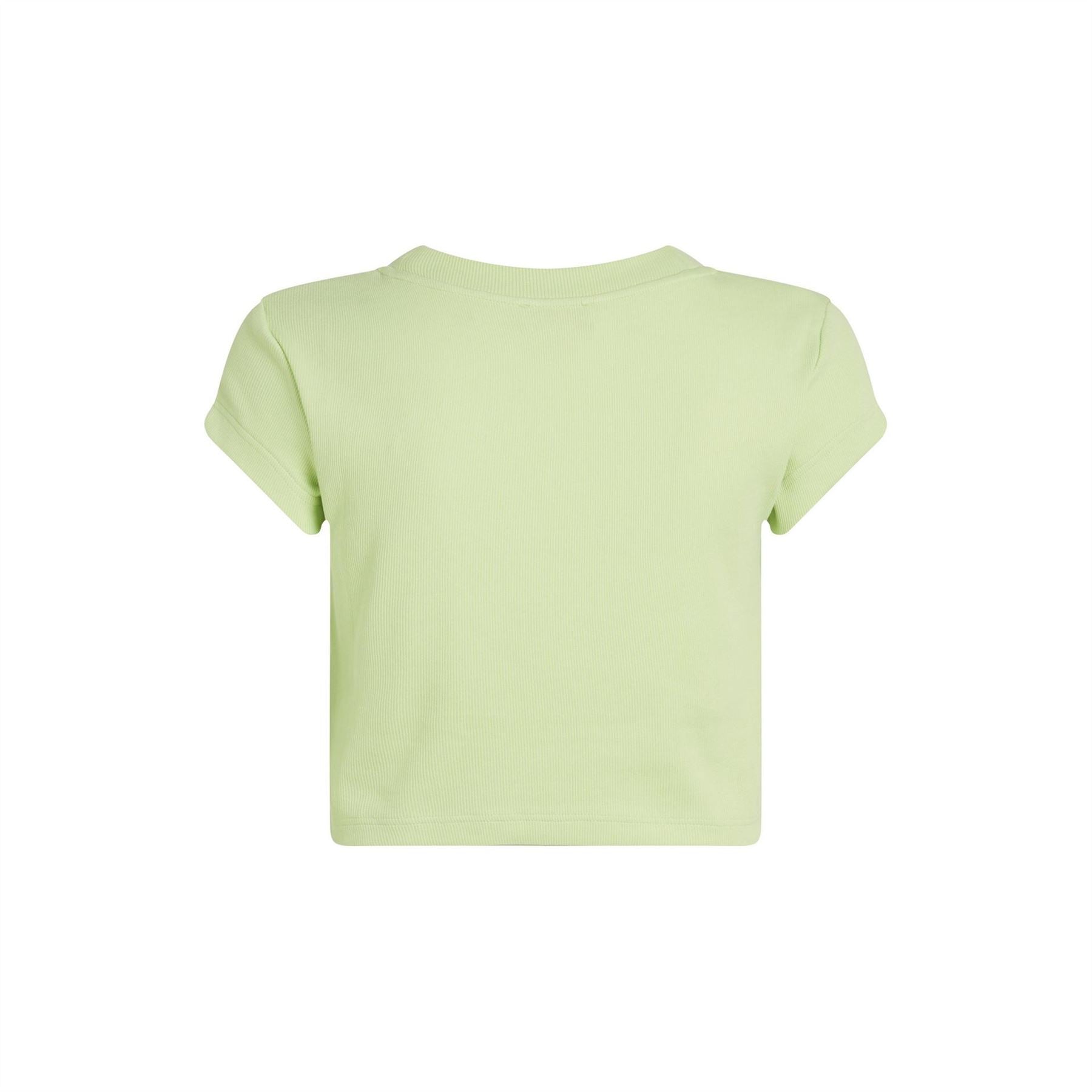 Calvin Klein Jeans Cropped Slim Fit Crew Neck T-Shirt