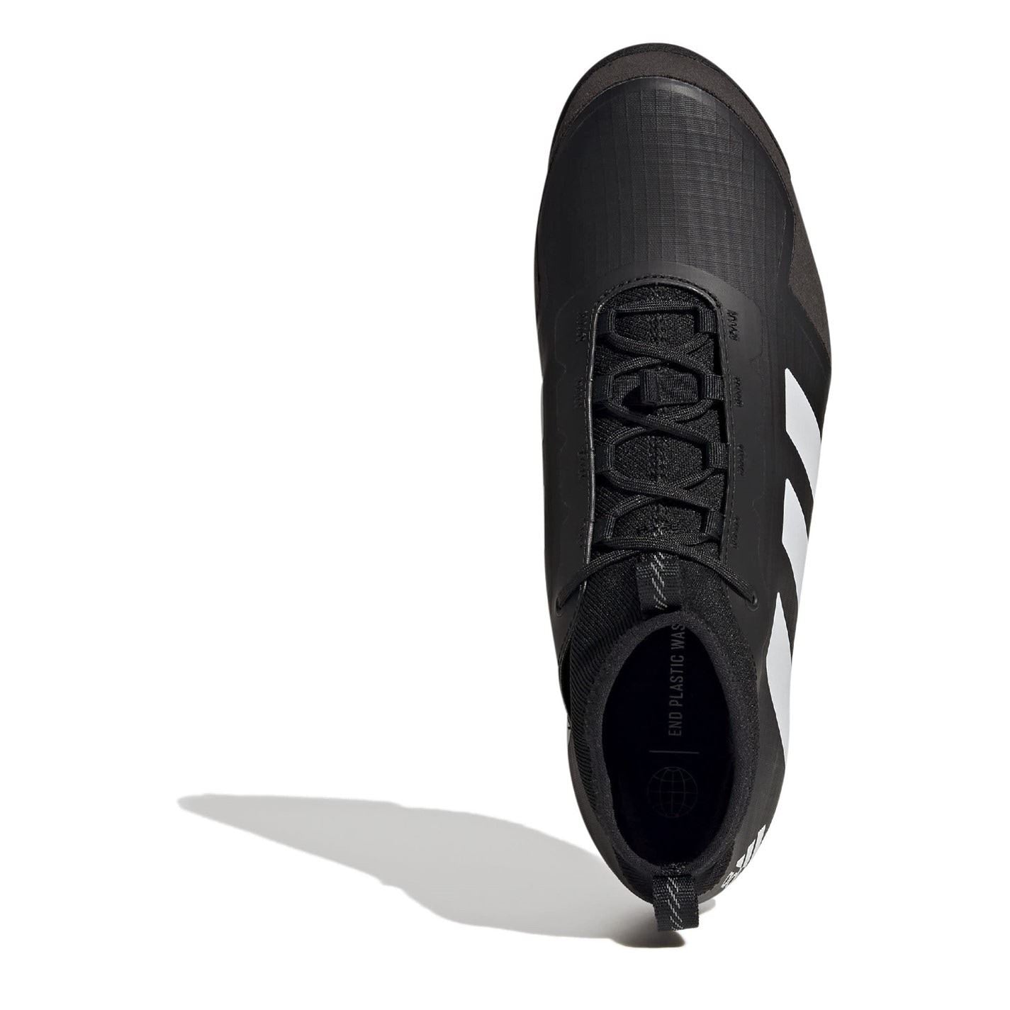 adidas Mid Top Lace Up Sneakers with Three Stripes