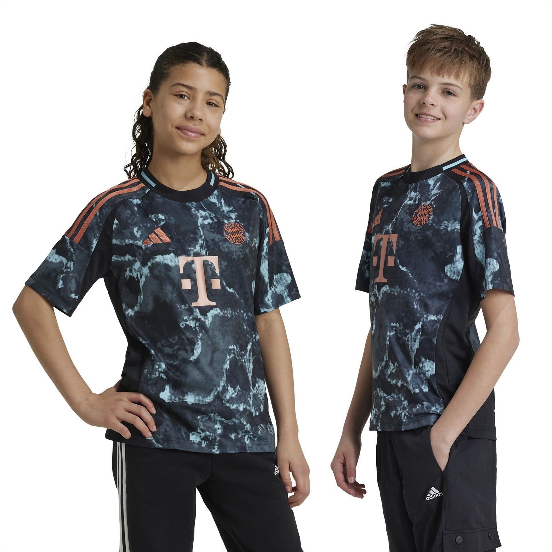 adidas Bayern Munich Away Shirt 2024 2025 Juniors