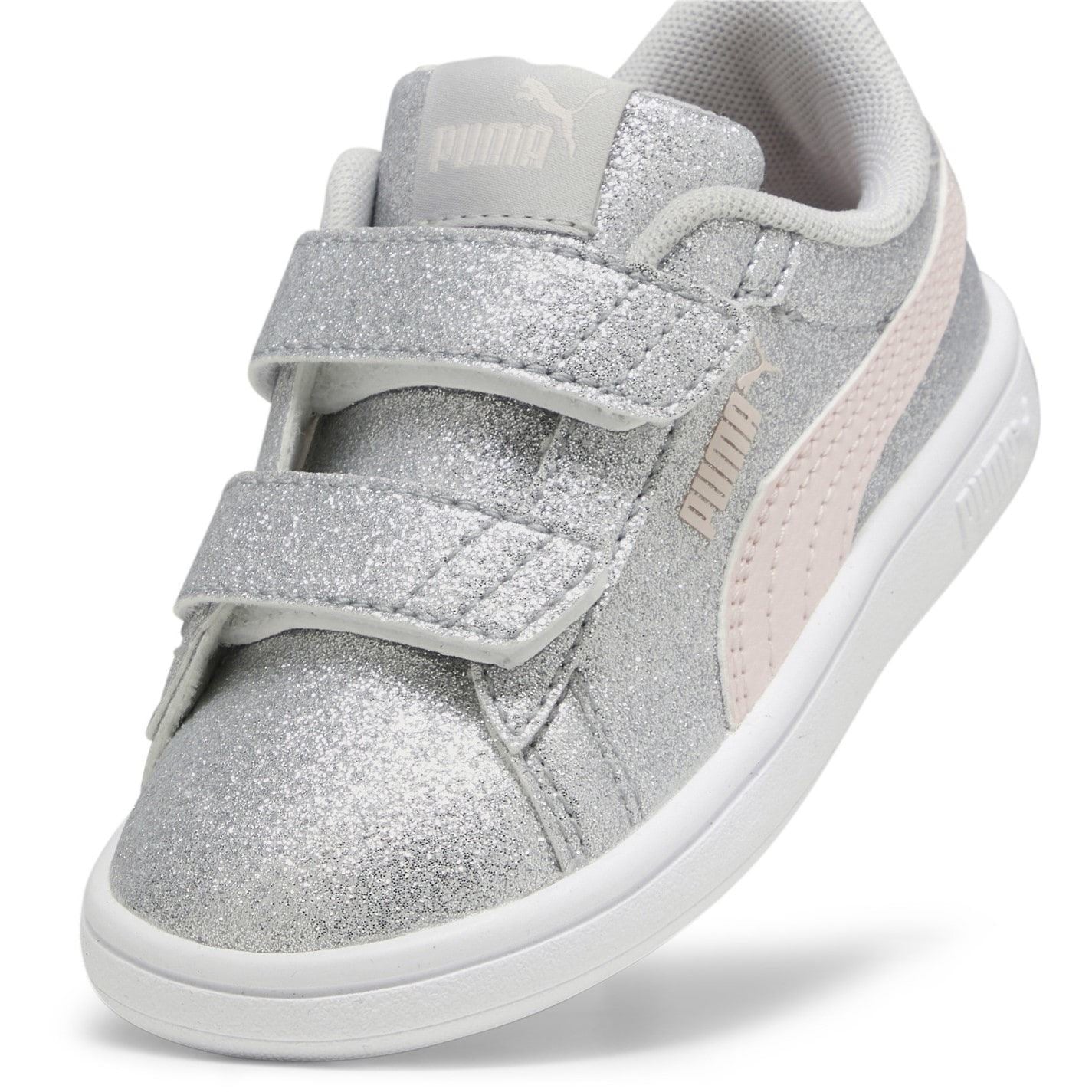 Puma Smash 3.0 Glitz Glam V Infant Girl Trainers