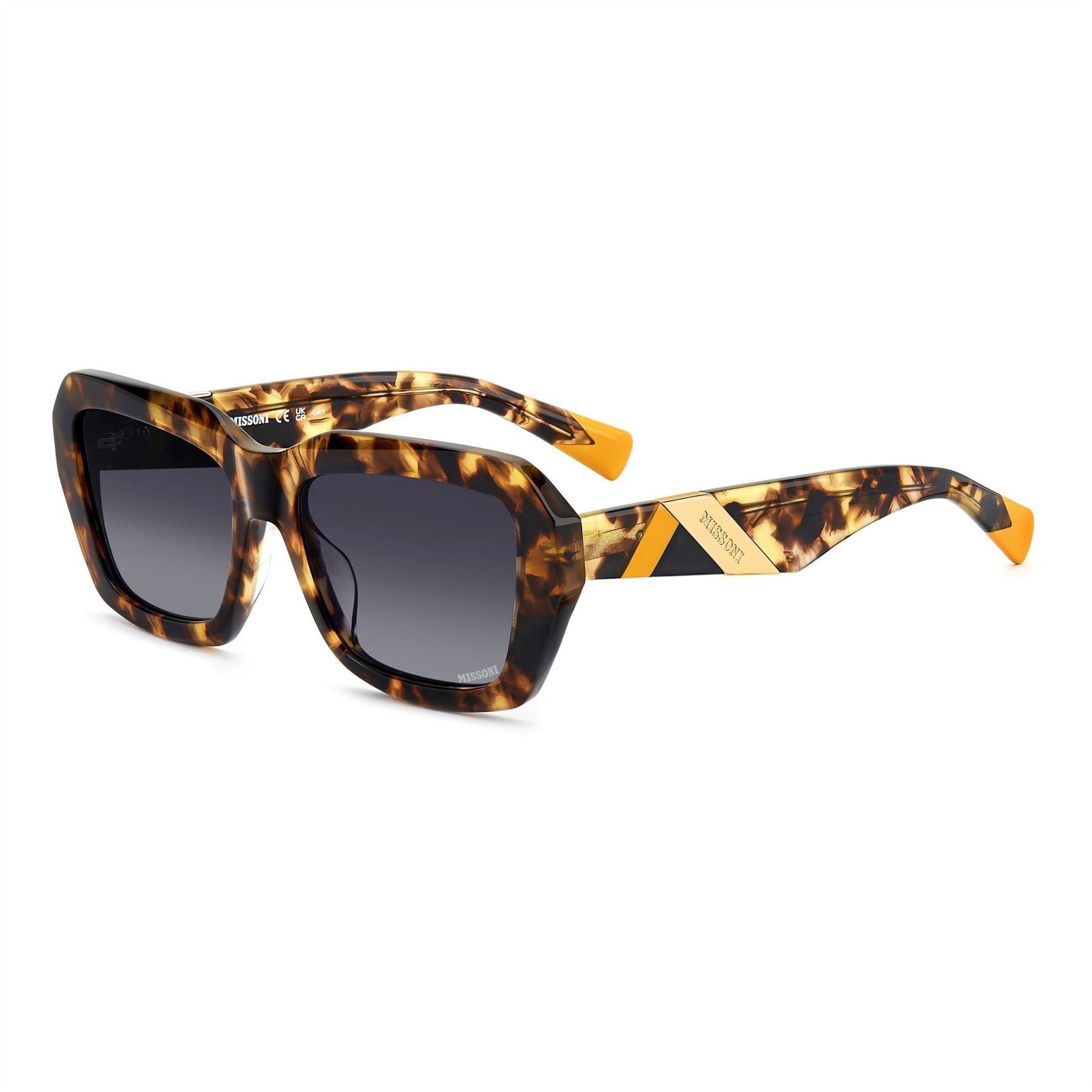Missoni Rectangular Round Sunglasses