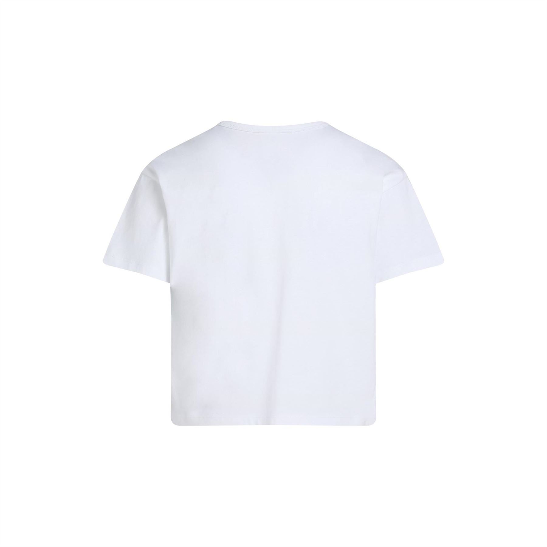 Calvin Klein Jeans Regular Fit Glitter Short Sleeve Crew Neck T-Shirt