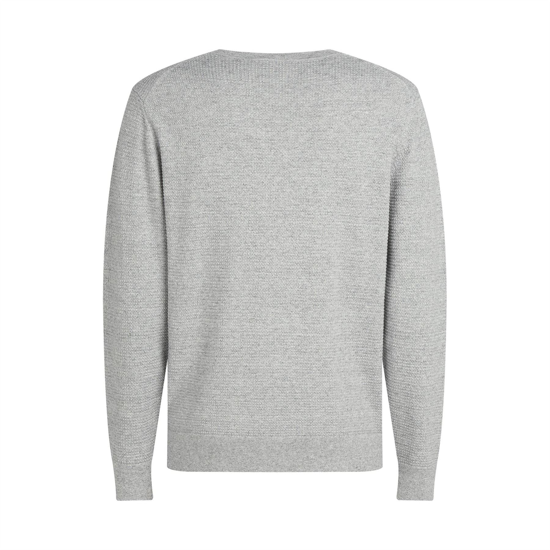 Calvin Klein Waffle Texture Cotton Crew Neck Jumper